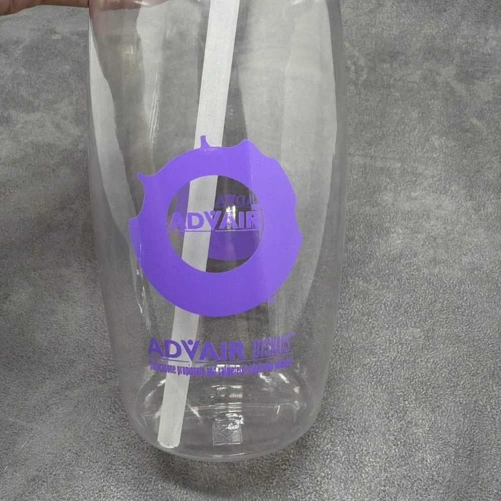 ADVAIR DISKUS Drug Pharmaceutical Rep Clear Water Bottle